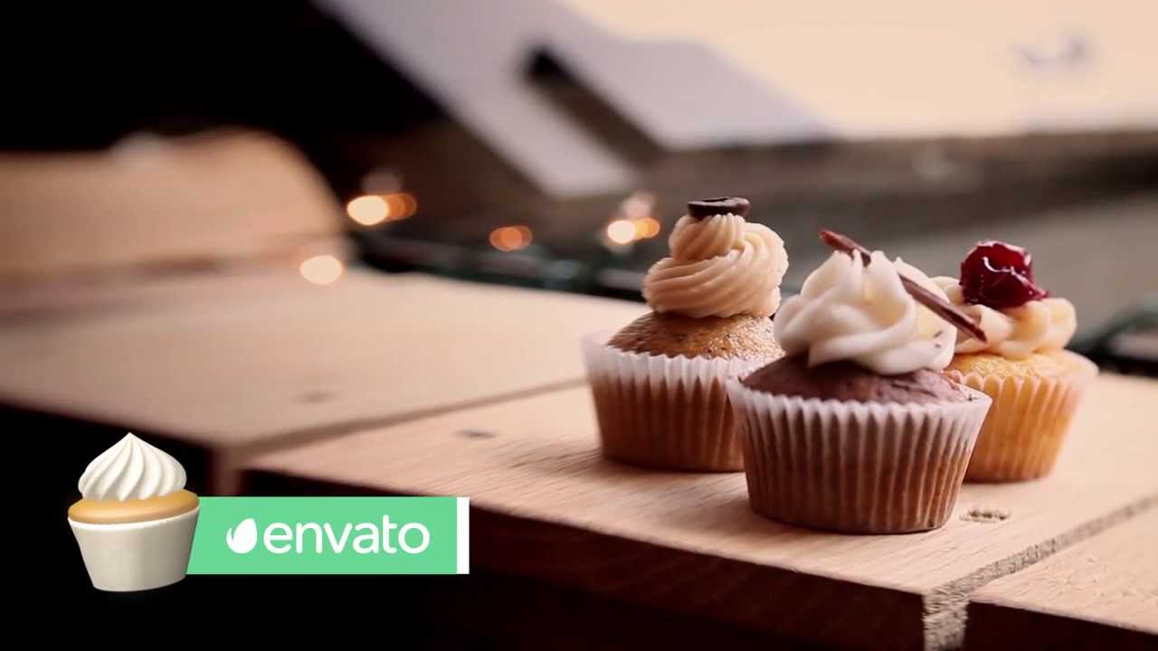 Cupcake Bakery Lower Thirds Template | After Effects Template | Project Files