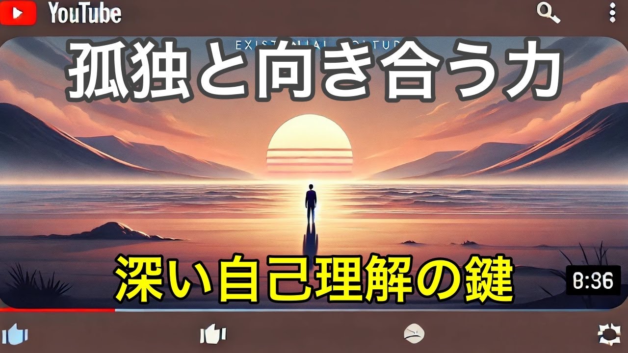 存在論的孤独を受け入れる方法と自己理解