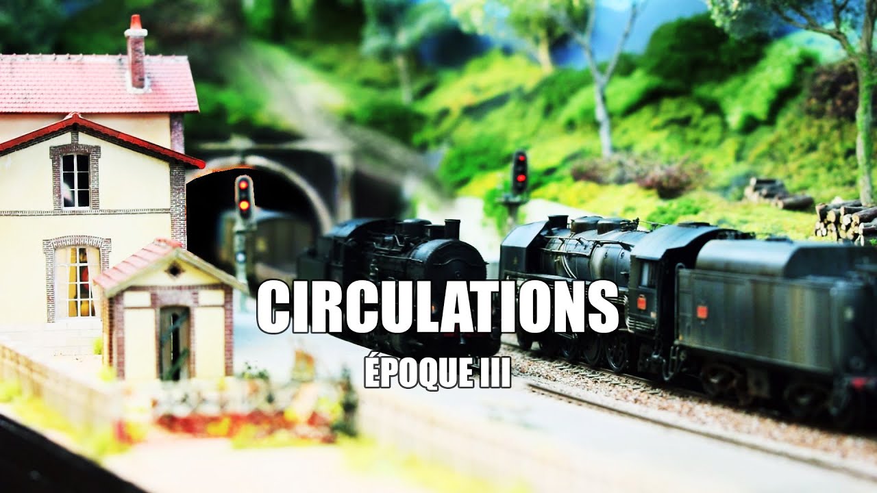 Circulations de trains et locomotives à vapeur sur le réseau HO