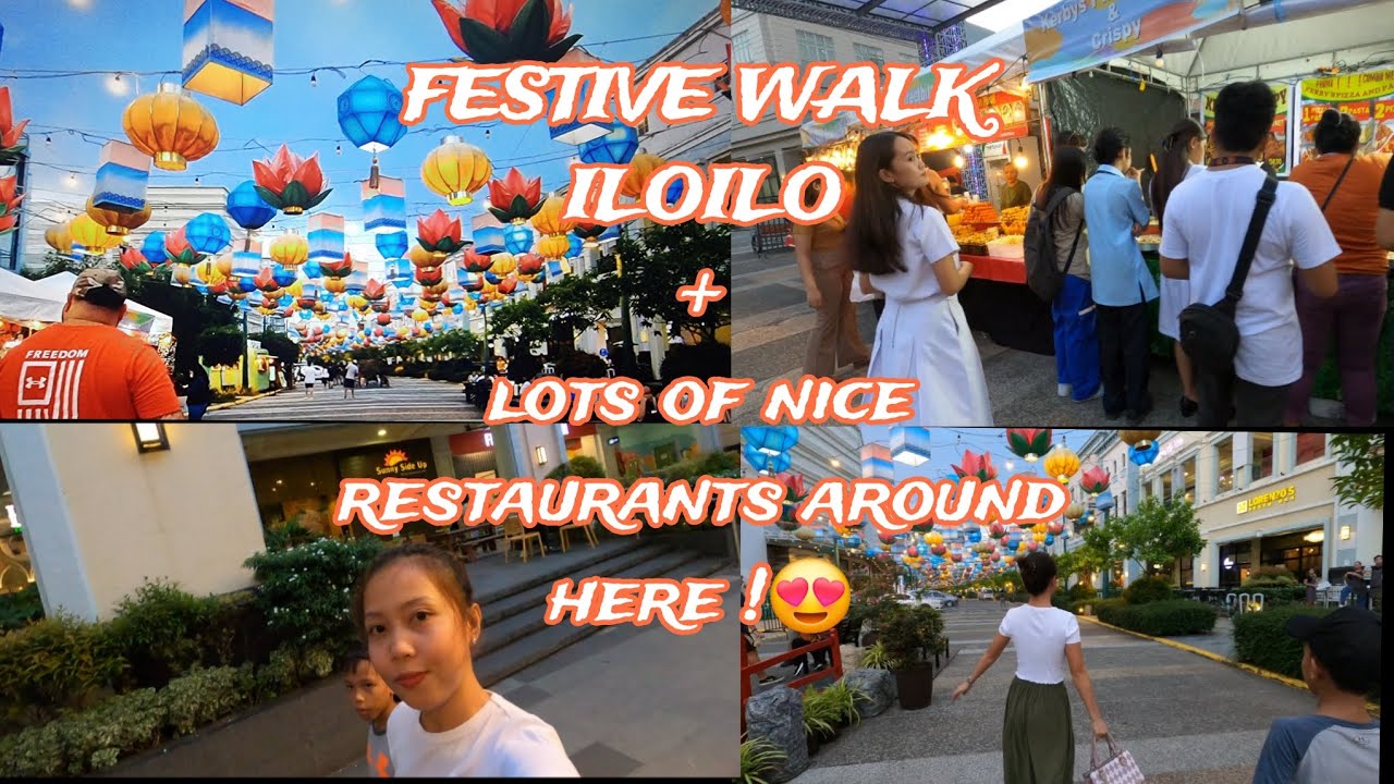 FESTIVE WALK ILOILO, LOTS OF RESTAURANTS HERE! #FESTIVEWALK #ILOILO #LIFEINILOILO