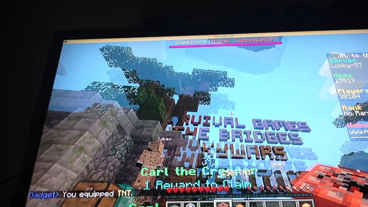 MC Mineplex Carly the creeper/Carl the Creeper's wife :):)