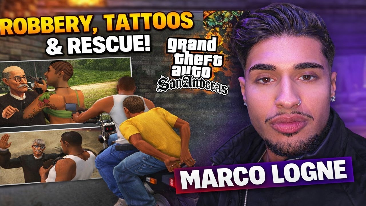Robbed an Old Man, Saved Sweet & Got Tatted | GTA San Andreas