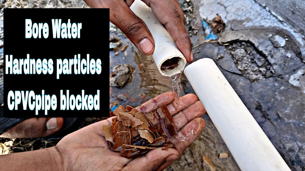 how to clean clogged water supply line CPVC pipe #plumbing #plumber #cpvc