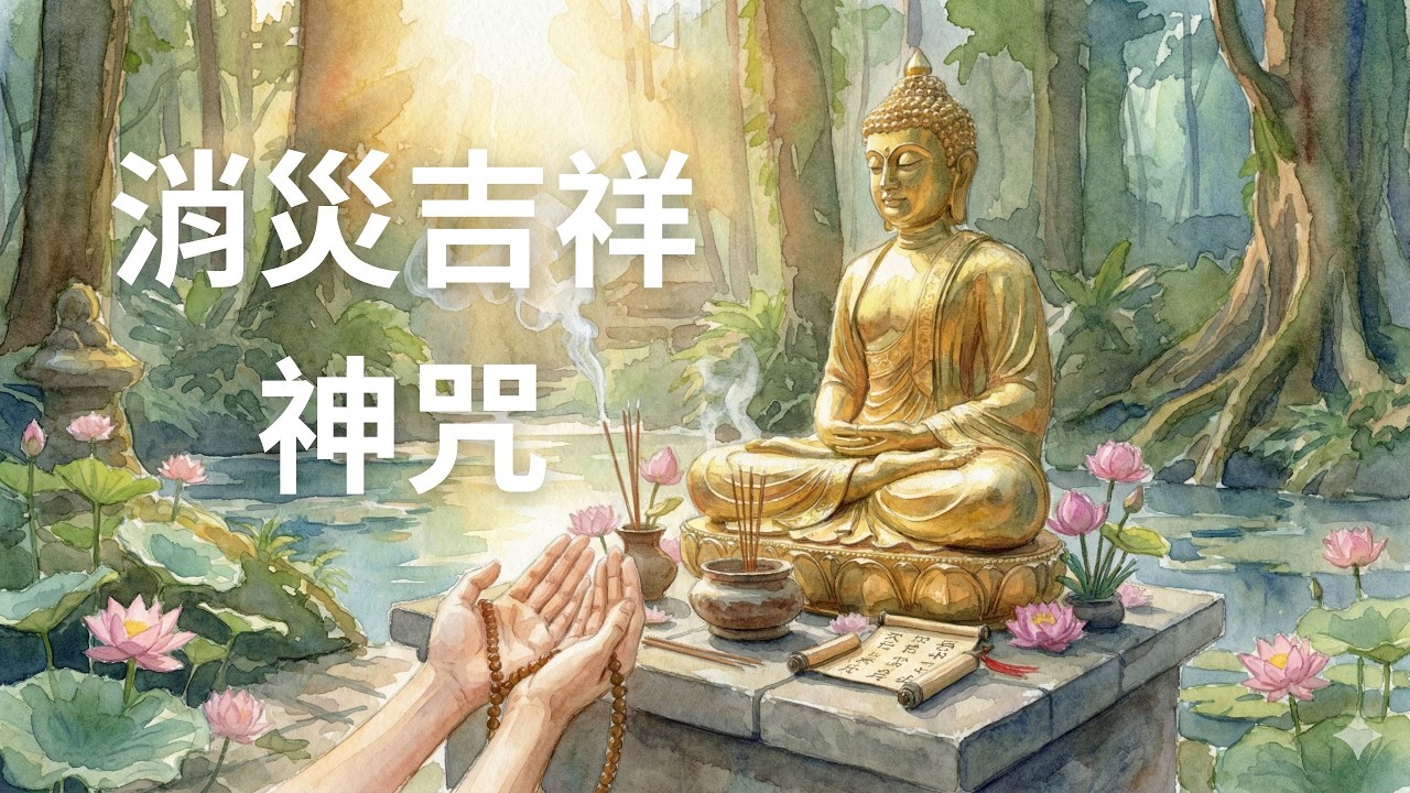 ✨最強祈福咒語！消災吉祥神咒 🧘‍♀️Powerful Mantra for Protection & Obstacle Removal 🌿#轉運 #驅邪 #靜心#mantra