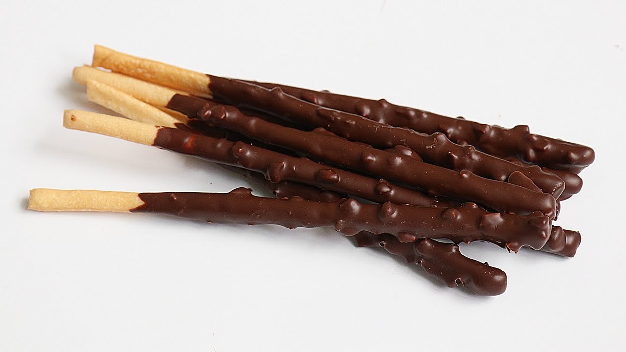 Хлебные палочки в шоколаде l Домашняя закуска Pocky
