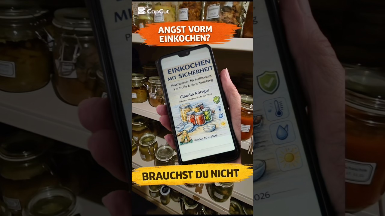 Sicher einkochen. Zeiten, Tabellen, Regeln kompakt  