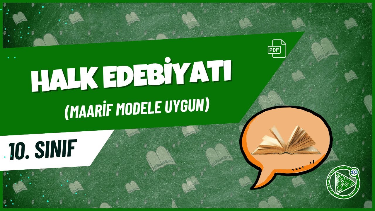 Halk Edebiyatı - 1 | 10. Sınıf Edebiyat Konu Anlatımı | 2025 - 2026