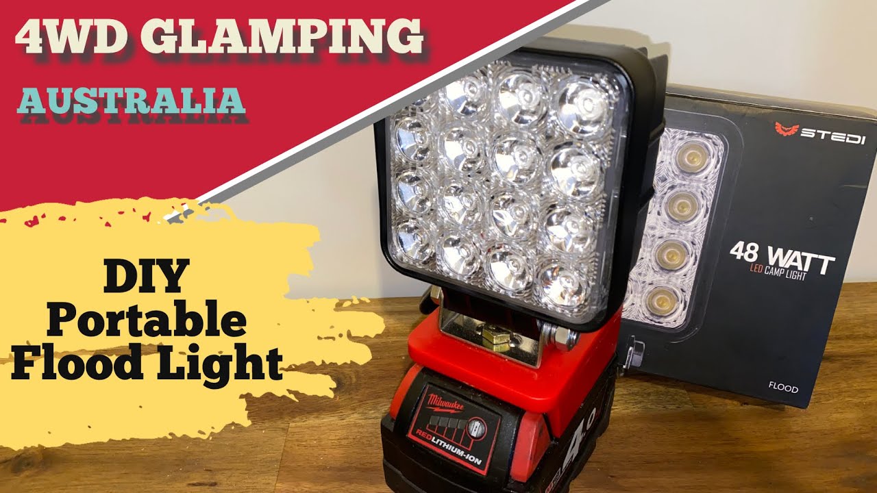 DIY PORTABLE FLOOD LIGHT