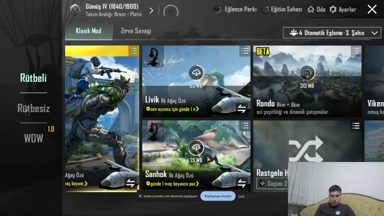 PUBG MOBİLE OYNUYORUZ