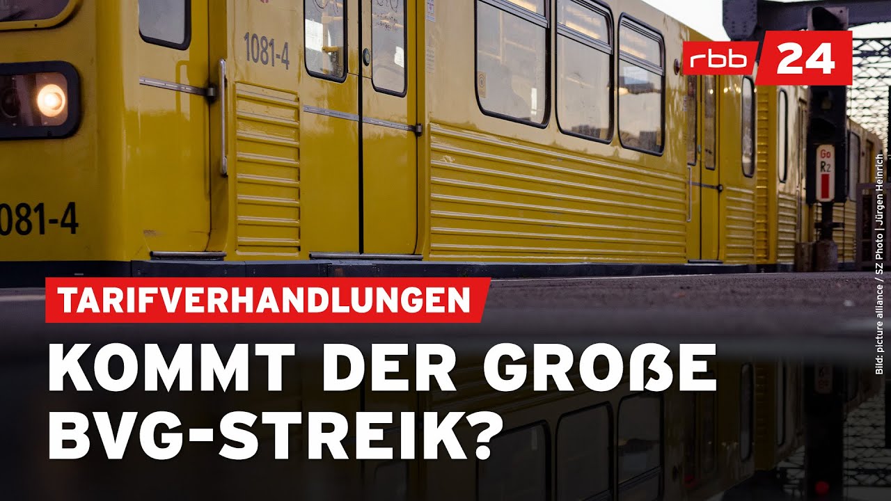 Streikdrohungen bei der BVG: Kommt das große Bus- und Bahn-Chaos?