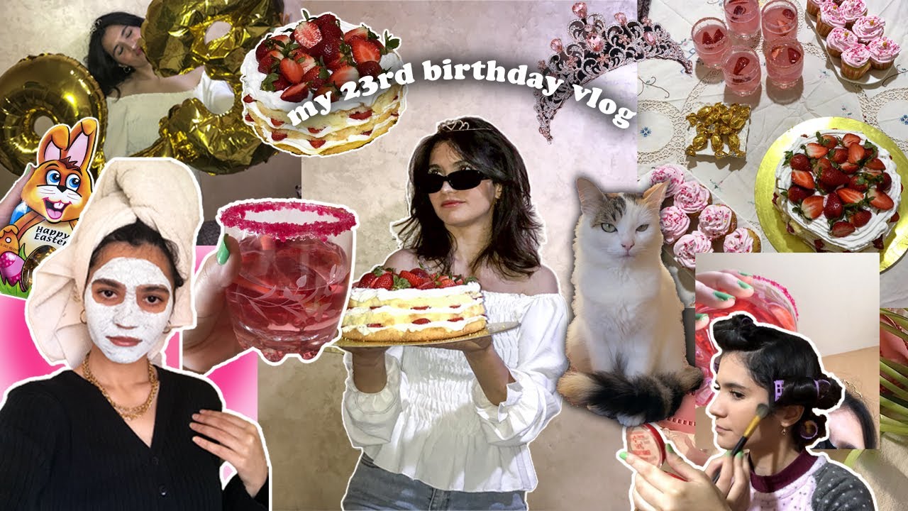 ولات عندي 23 عام! دوزو معايا عيد ميلادي. - MY 23RD BIRTHDAY VLOG ❣🌷🍰