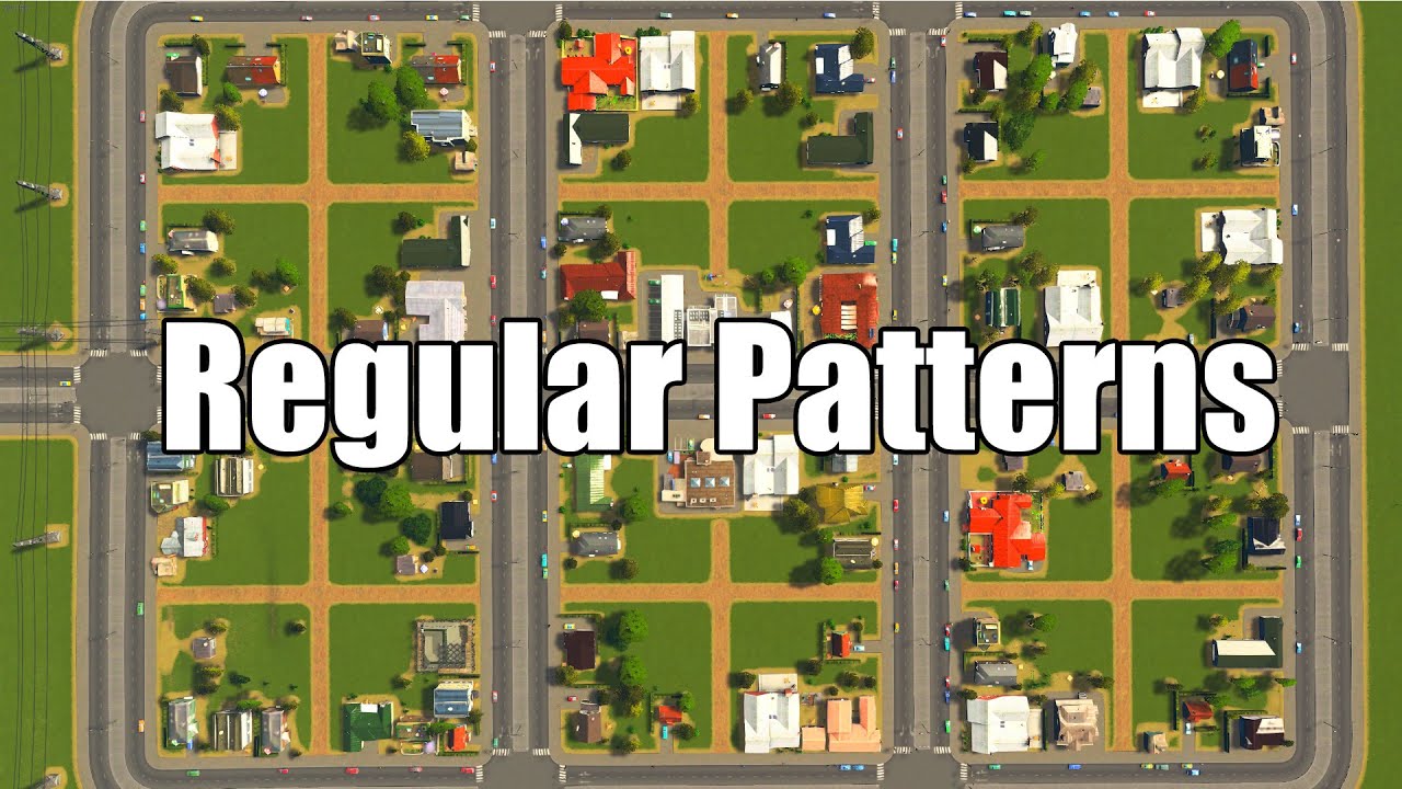 Cities Skylines: 16x16 Grids only! | Beautiful Regular Patterns