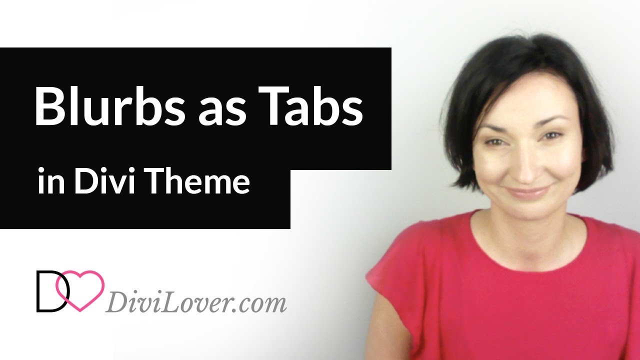 How to Create Custom Tabs with Icons using Blurbs in Divi Theme