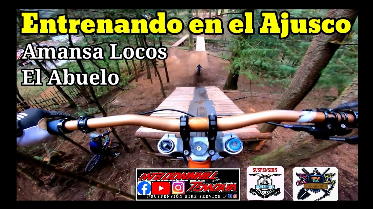Entrenando en el Ajusco, reconocimiento a la nueva pista El Abuelo para la carrera 