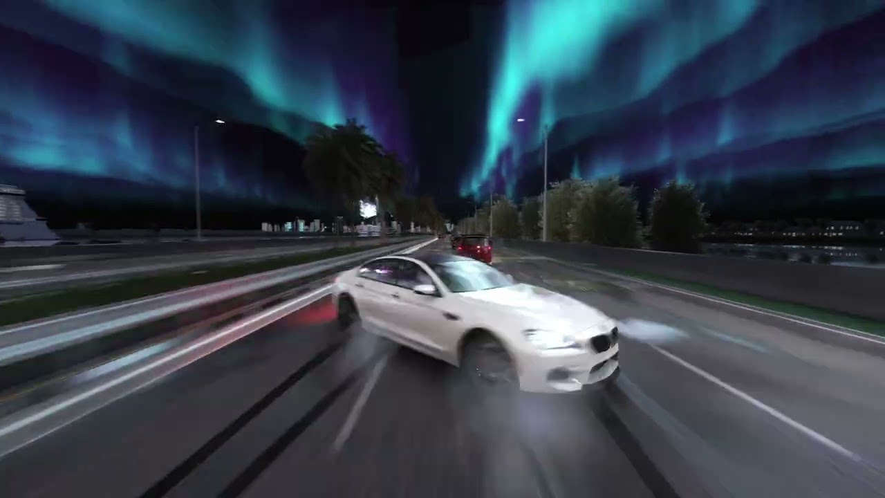 M6 coupe Drifting Through Miami traffic (render test)