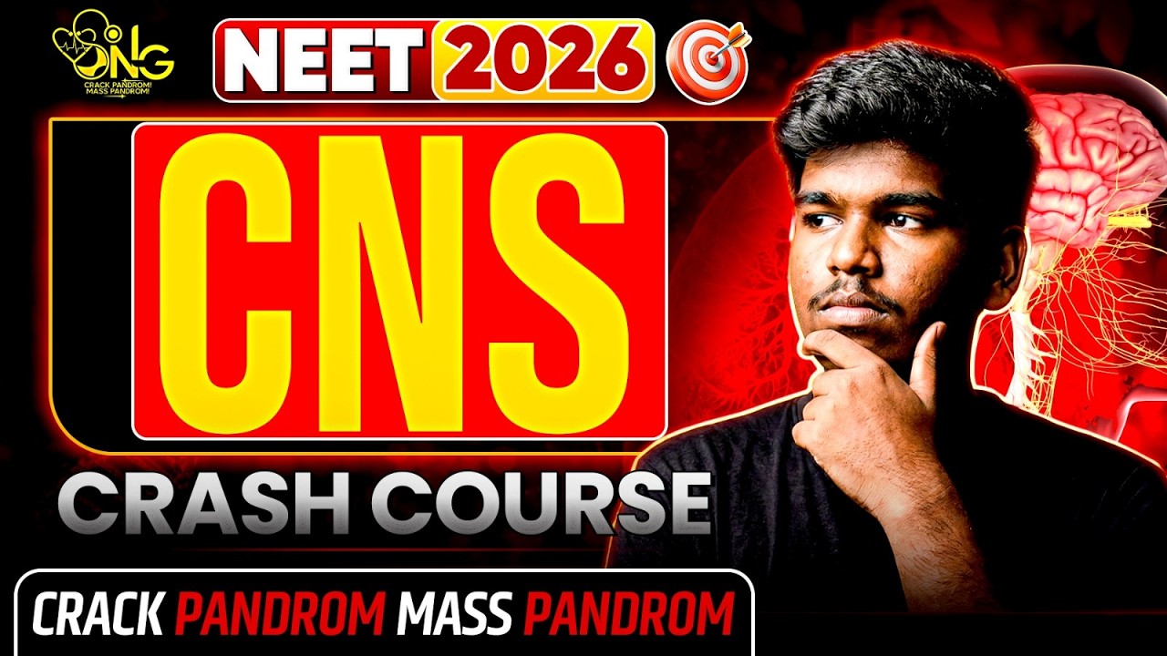 CNS - ONE SHOT🔥💯VIDAMUYARCHI 2.0 NEET 2026💛🤟BY STANLEY MEDICO💛🤟#neet2026