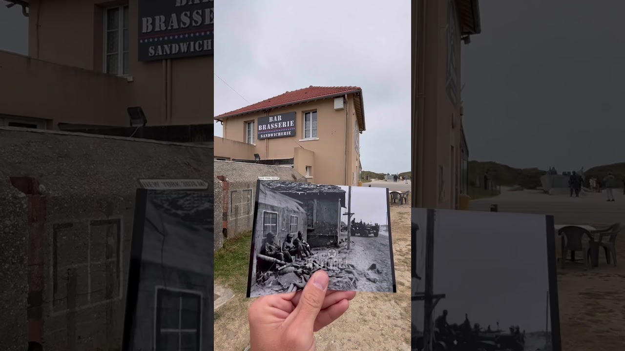 Utah Beach Then and Now #thenandnow  #utahbeach #normandy #normandie