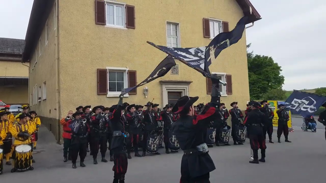 Fanfarenzug Brochenzell am 24.05.2025  (40Jahre Fanfarenzug Königseggwald) Video1