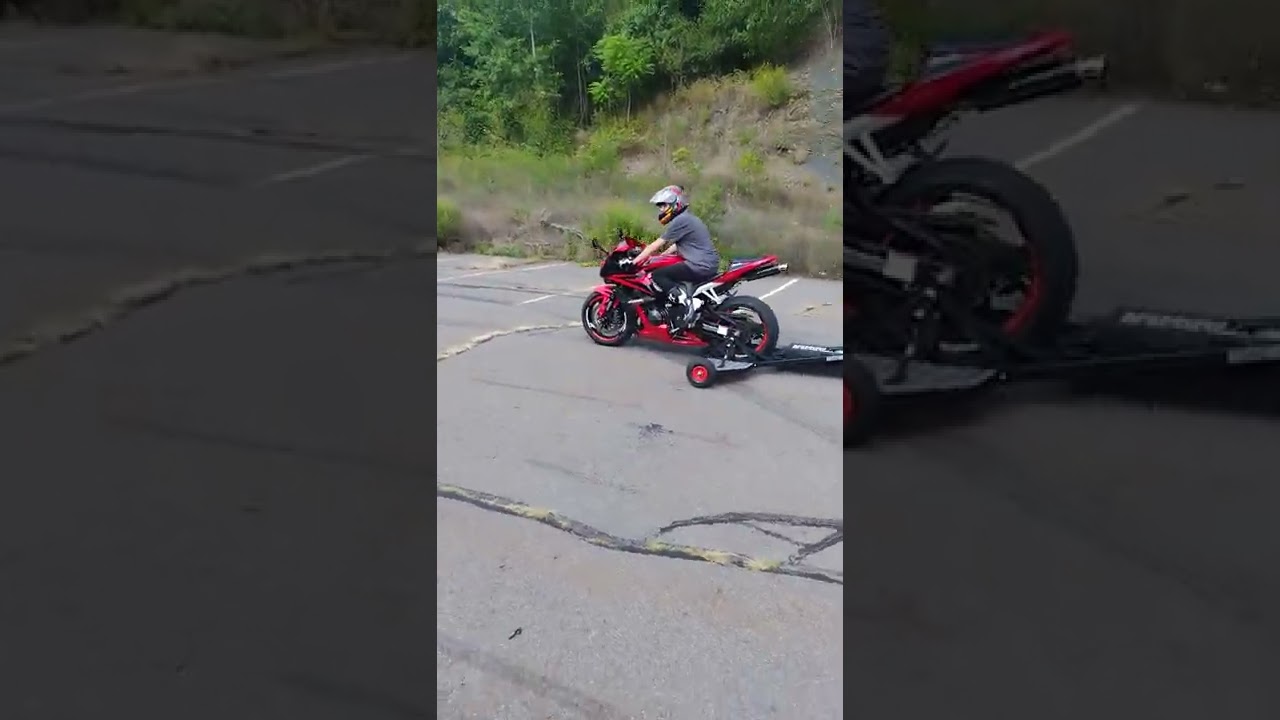 street bike on wheelie machine practice makes perfect