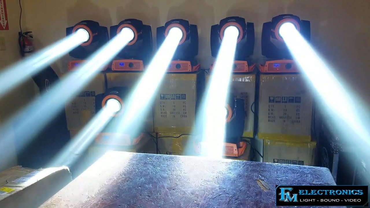 Luces roboticas Gama 7R Beam 230 watts