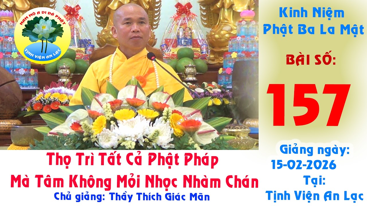 157 Kinh Niệm Phật Ba La Mật Lần 4