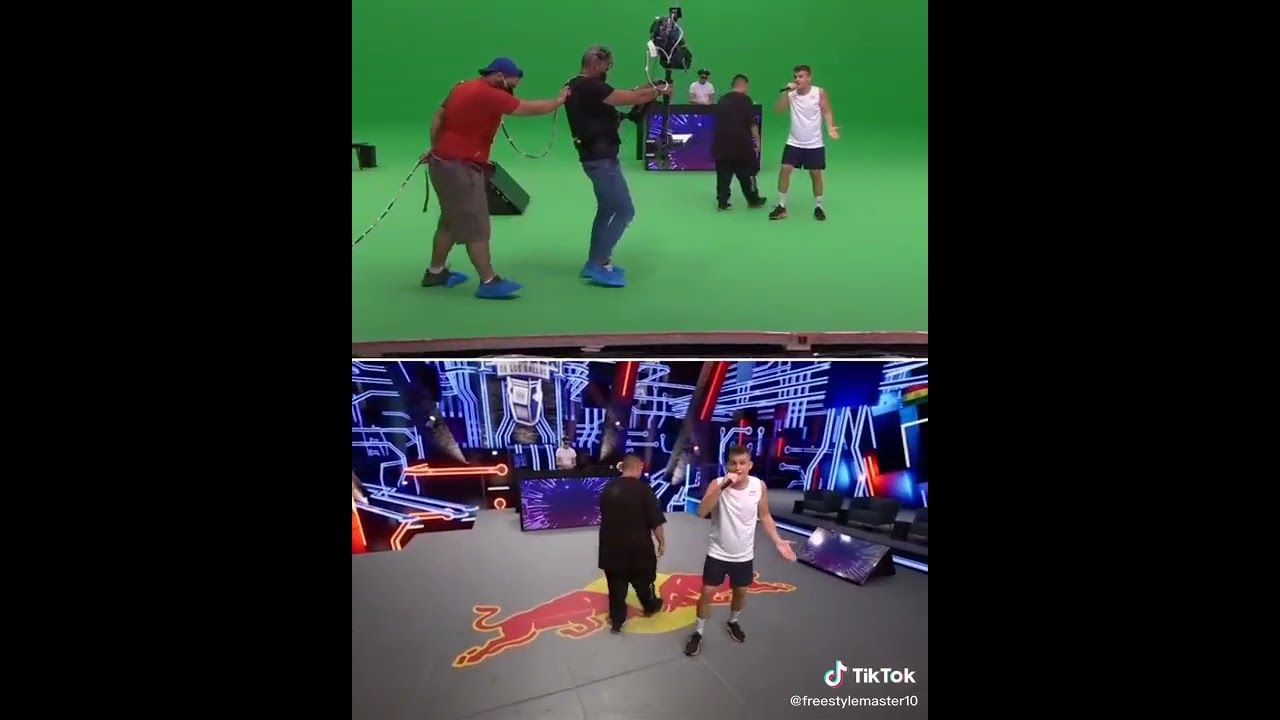 combate freestyle  tras camara