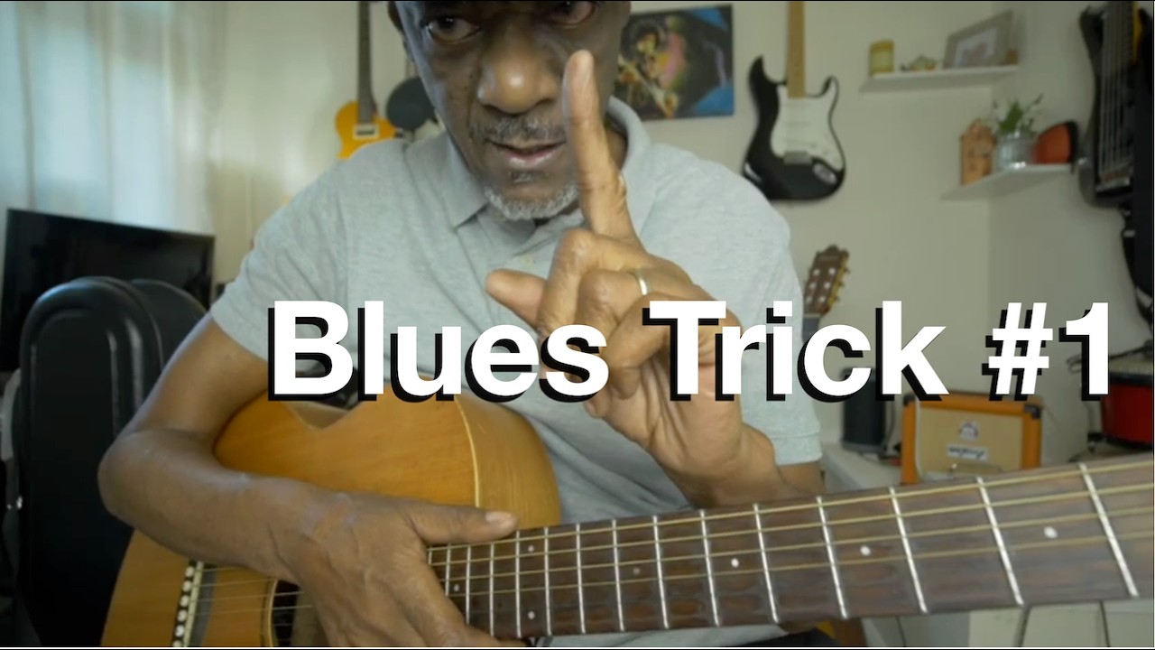 Three chord blues guitar trick #1 Beginners