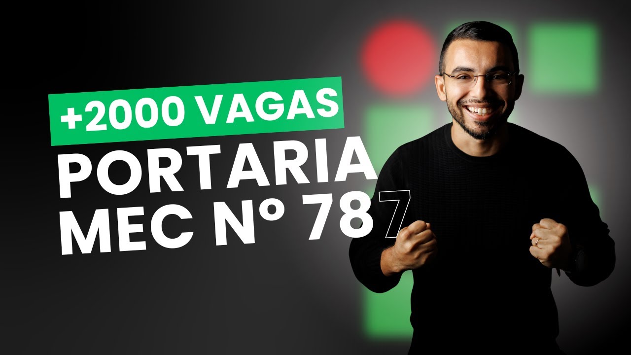Vem muito concurso para docente de IF em 2026!