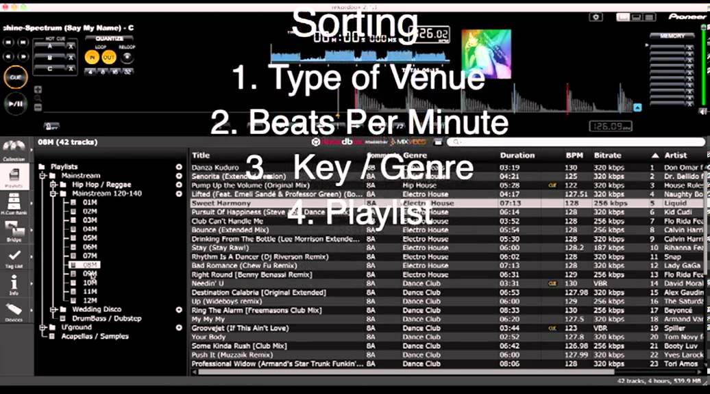 Rekordbox Tips : Arranging Playlists, Sorting and Transferring