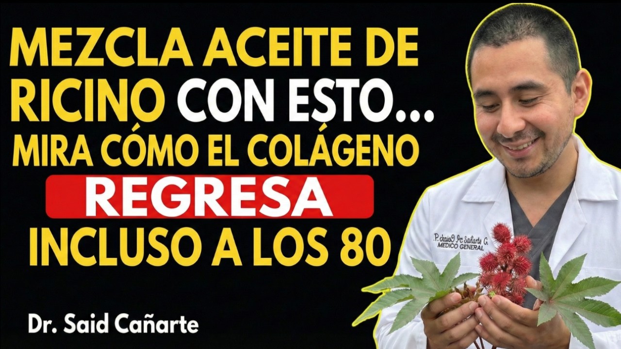 URGENTE +50: No use Aceite de Ricino Solo. Añade 3 Gotas de ESTE Aceite y Borra Arrugas (¡Funciona!)