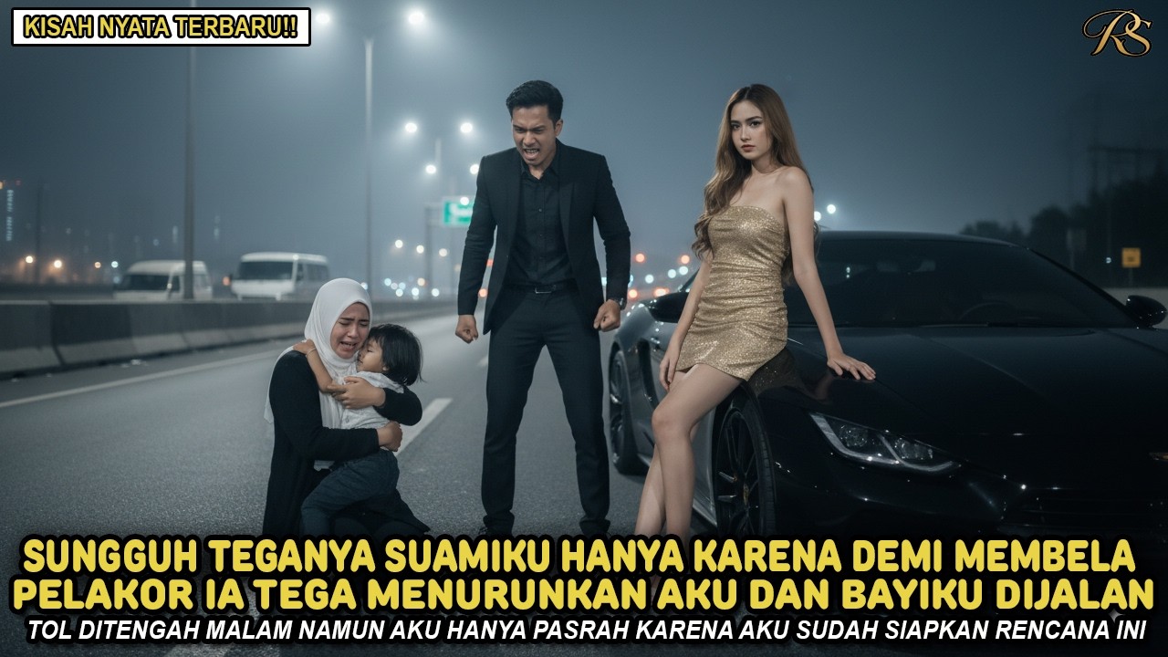 DEMI PELAKOR SUAMIKU TEGA MENURUNKAN AKU DAN ANAKKU DIJALAN TOL - NAMUN MALAM ITU AKU HANYA PASRAH