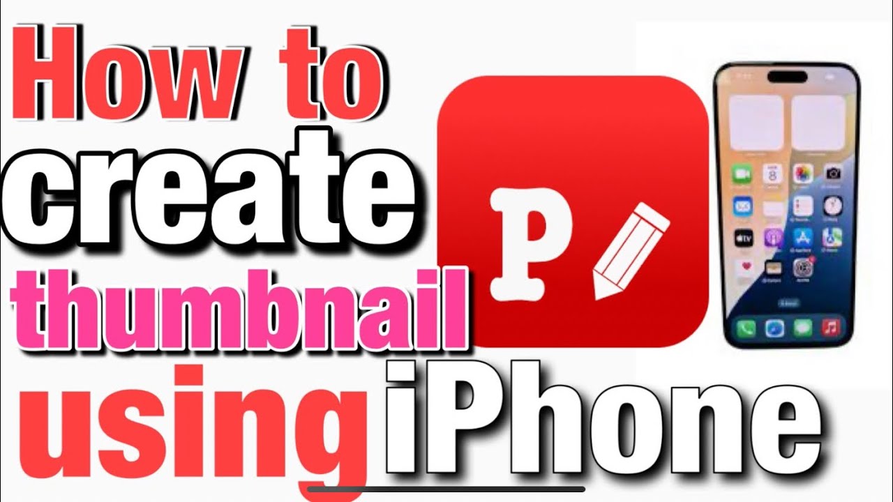 How to Make YouTube Thumbnails on iPhone Only (Phonto) – No Photoshop or Laptop
