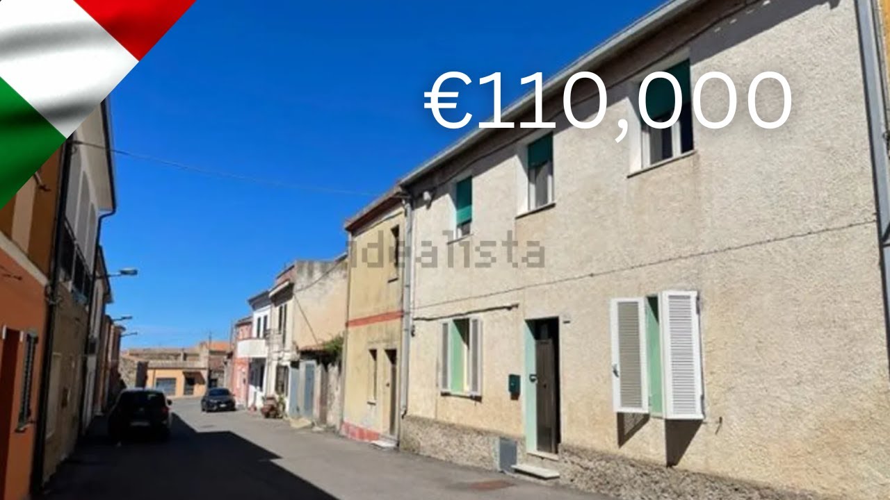 Flussio Sardinia Italie Maison de village 244m2 a 10 minutes de la plage