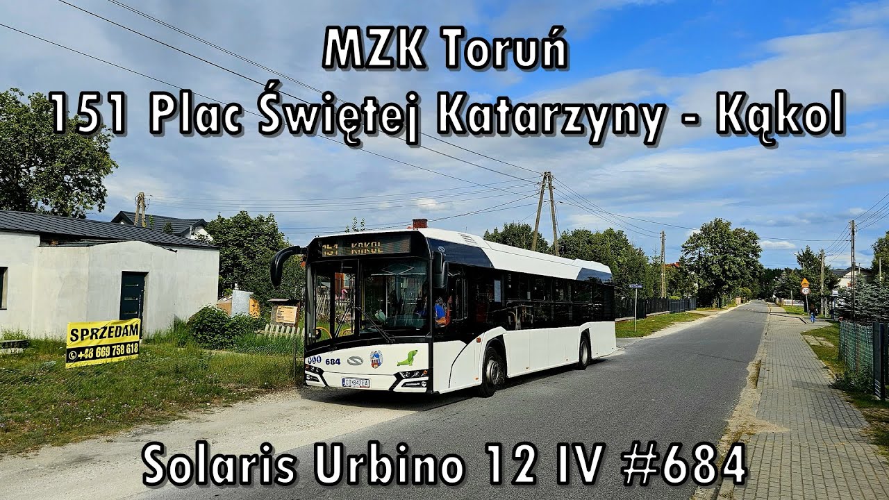 MZK Toruń - linia 151, Solaris Urbino 12 IV #684