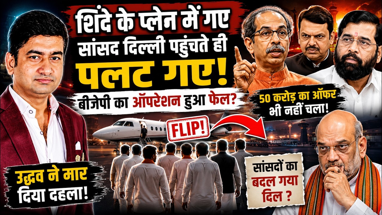 Shivsena UBT Split | The Rajneeti | Maharashtra News| Eknath Shinde | Mamata Banerjee | Rahul Gandhi