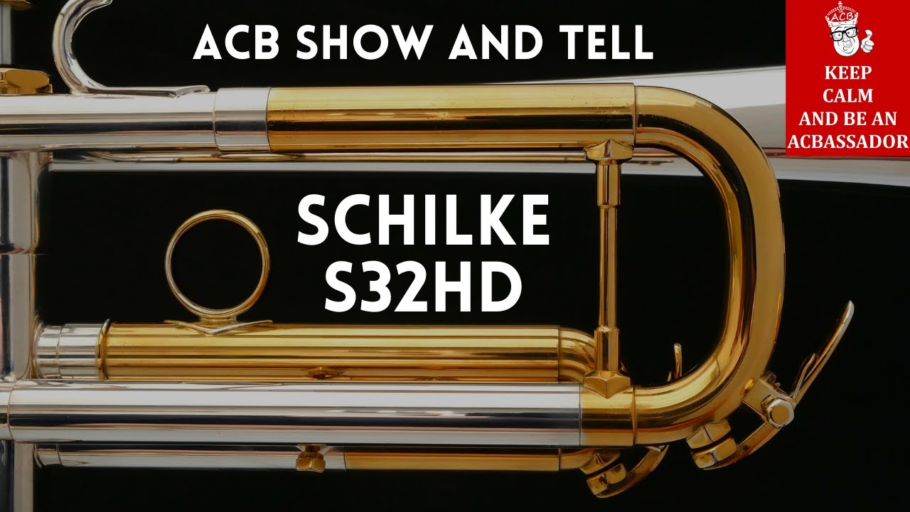 Gorgeous Schilke S32HD Trumpet with Gold Trim! ACB Show & Tell