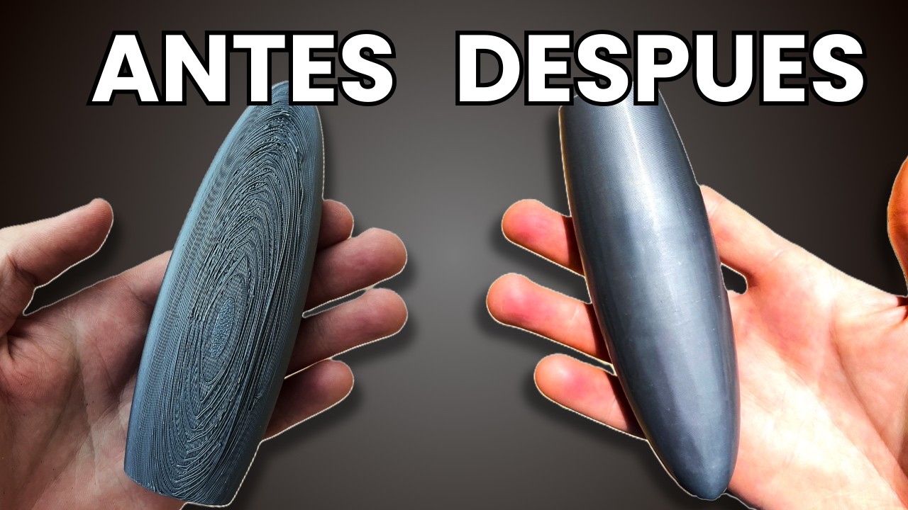 ¡Adiós líneas! Acabado PERFECTO en tus Piezas 3D con Este Truco