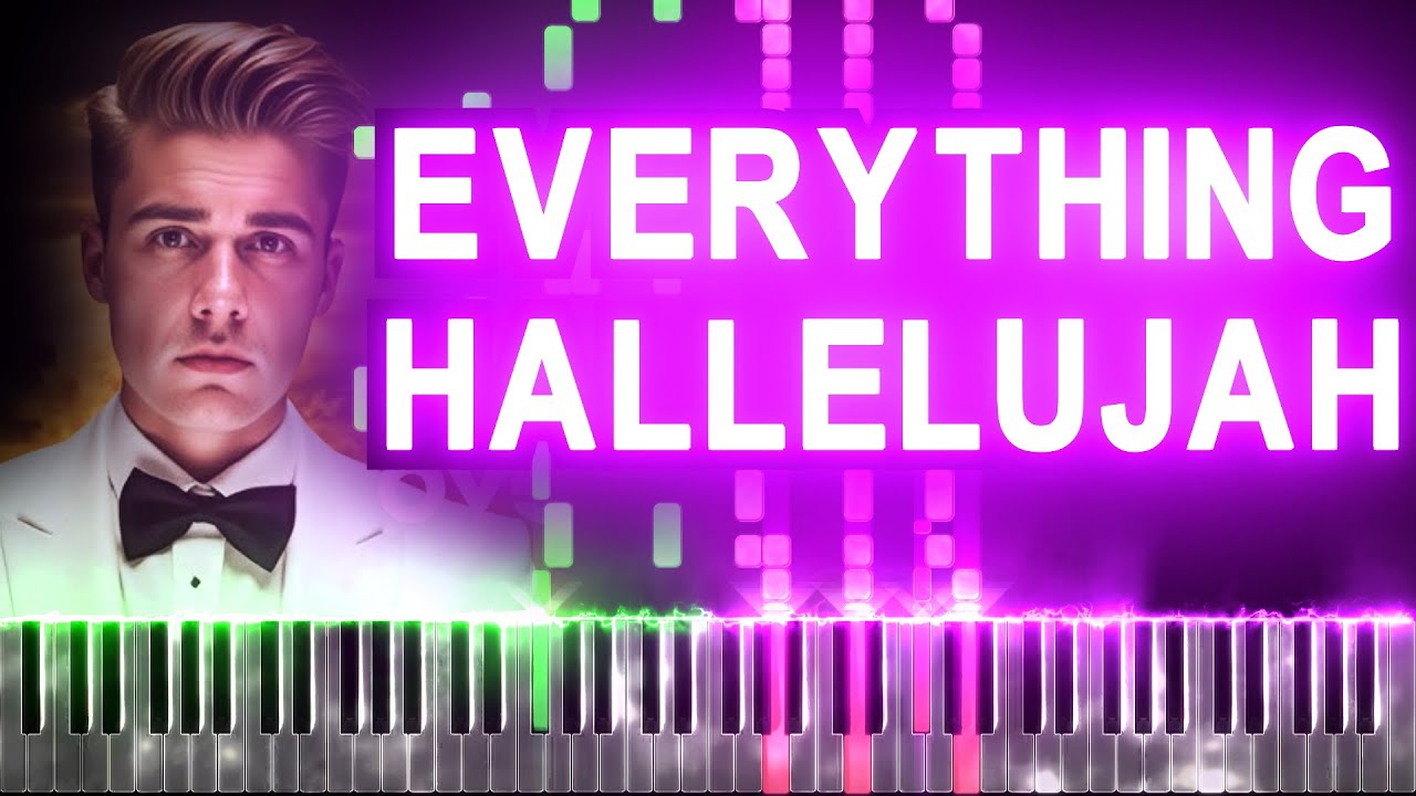 Justin Bieber - EVERYTHING HALLELUJAH | Synthesia Piano Tutorial