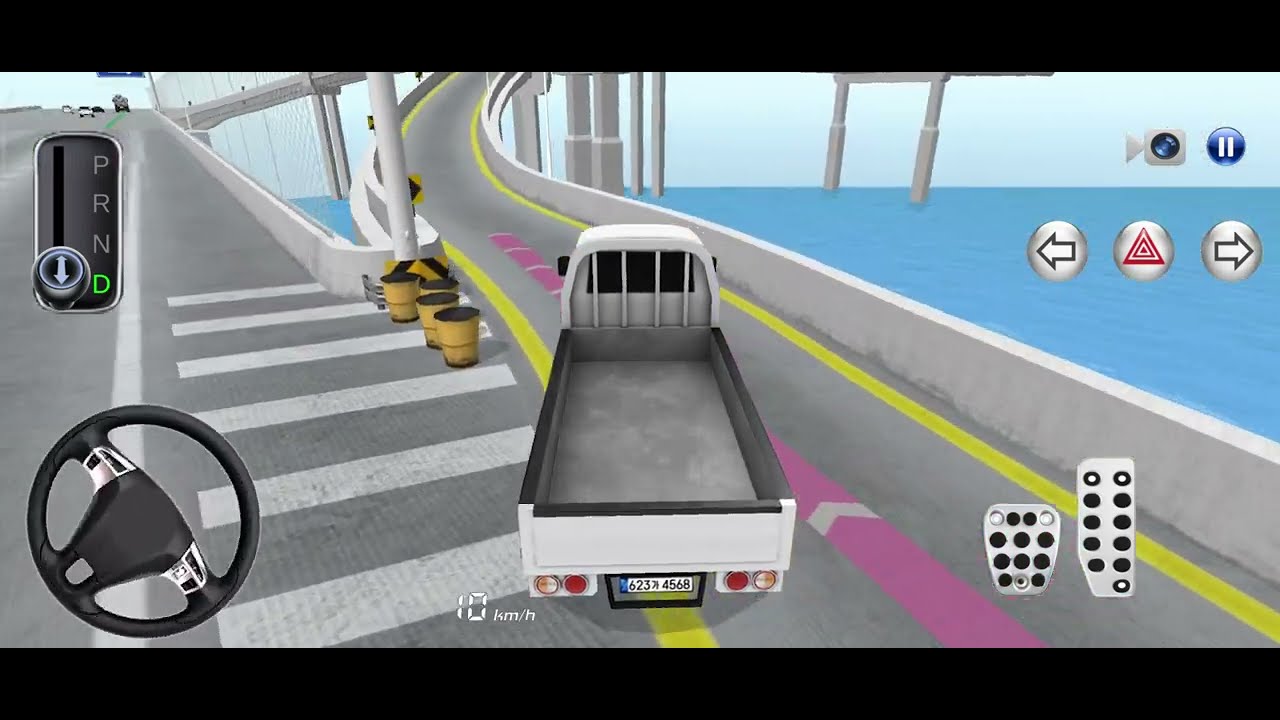 Mini Kia Pickup Car in Auto Repair Garage 3D Driving Class New IOS Car Gameplay 4k