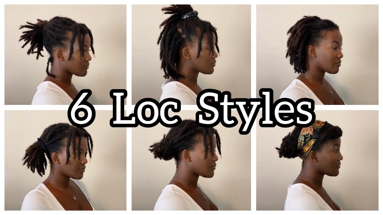 6 Short/Medium Length Loc Styles (No Retwist)