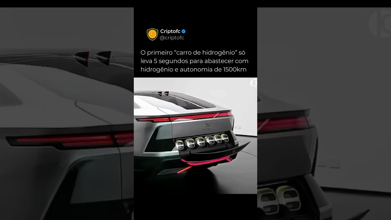 Primeiro Carro movido a Hidrog&ecirc;nio #shorts