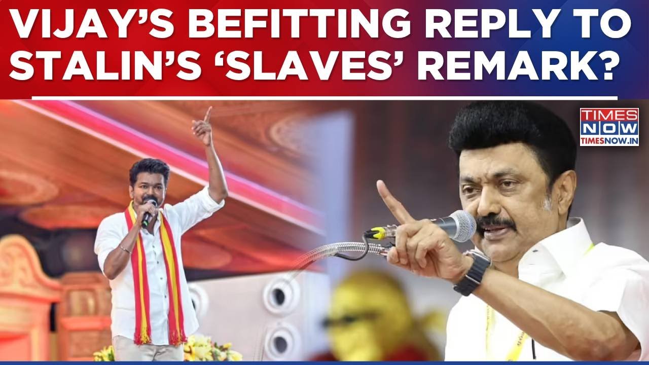 Vijay Vs Stalin In Tamil Nadu? TVK Chief Responds To TN CM, Says &lsquo;DMK Among BJP&rsquo;s First Slaves&rsquo;