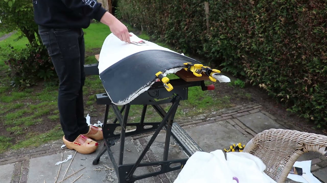 Making 12th Century Kite shield Day 2