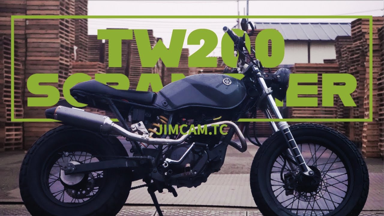 TW200 スクランブラーカスタムができるまで【完成】TW200 scrambler custom