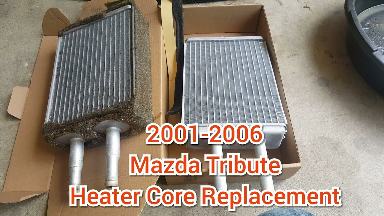 How to replace a mazda tribute heater core