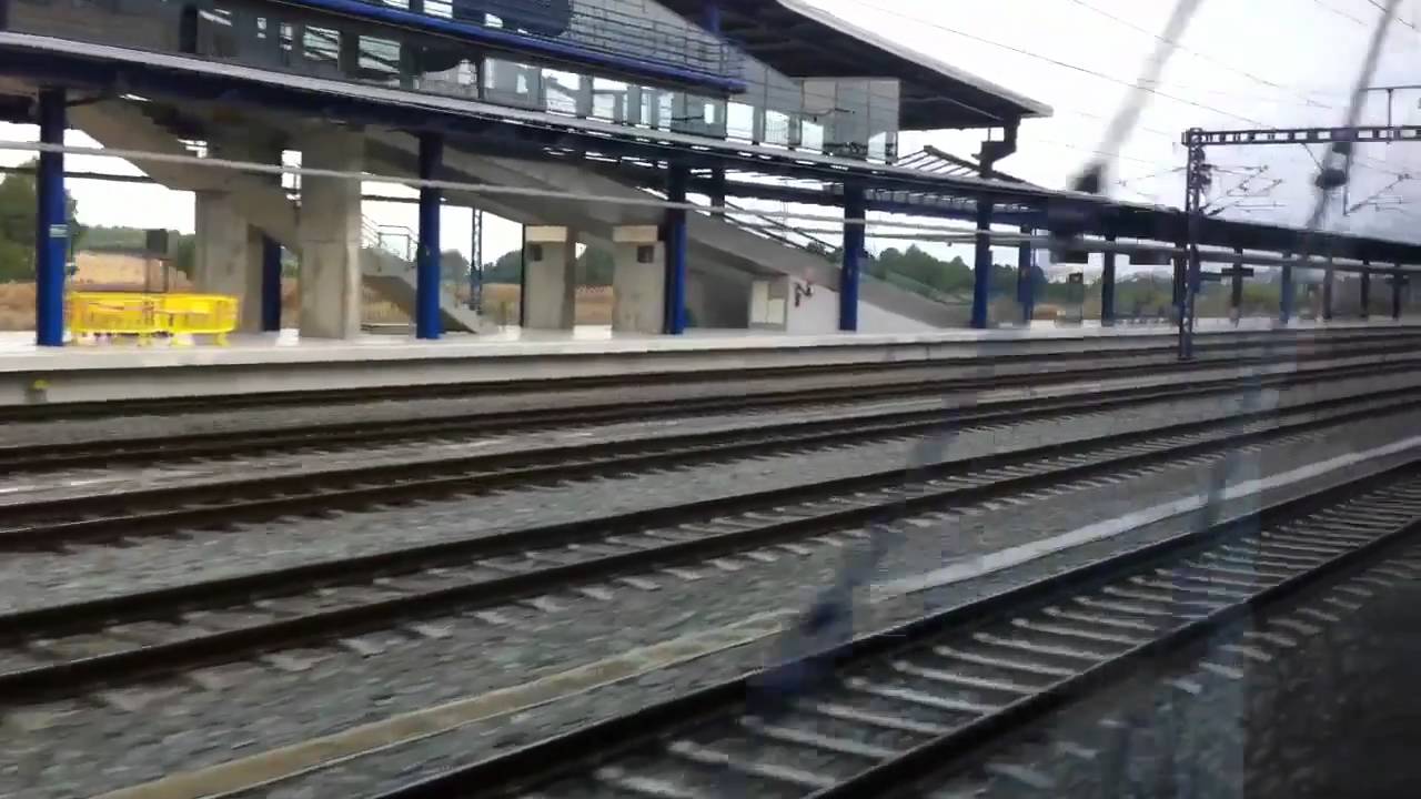 Speeding on the Madrid - Barcelona High-Speed Rail Line