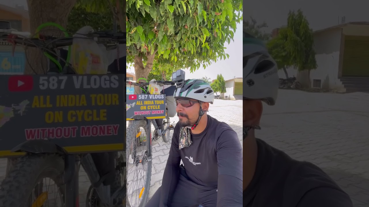 Cycle tour all India without money #vlog #lifestylevlog #lifevlog #rider #mylifevlog #punjab #india