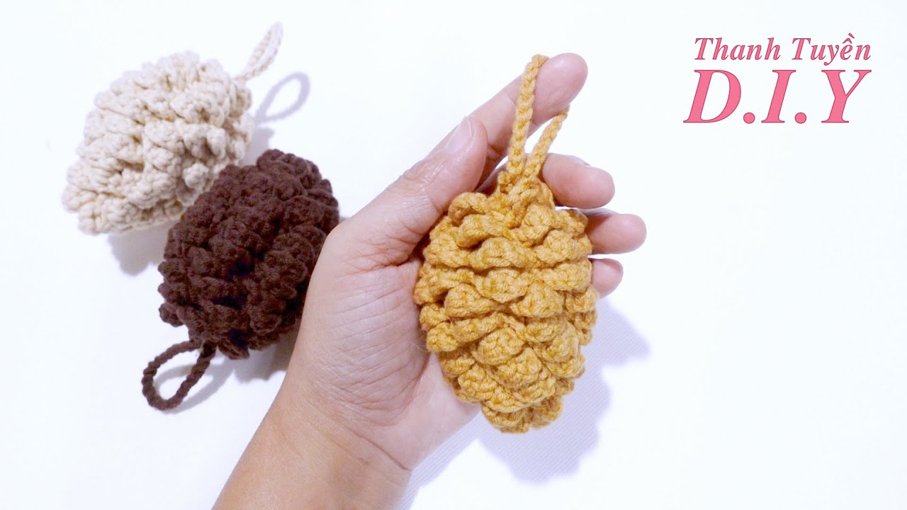 Cách Móc Quả Thông | Thanh Tuyền DIY | Crochet