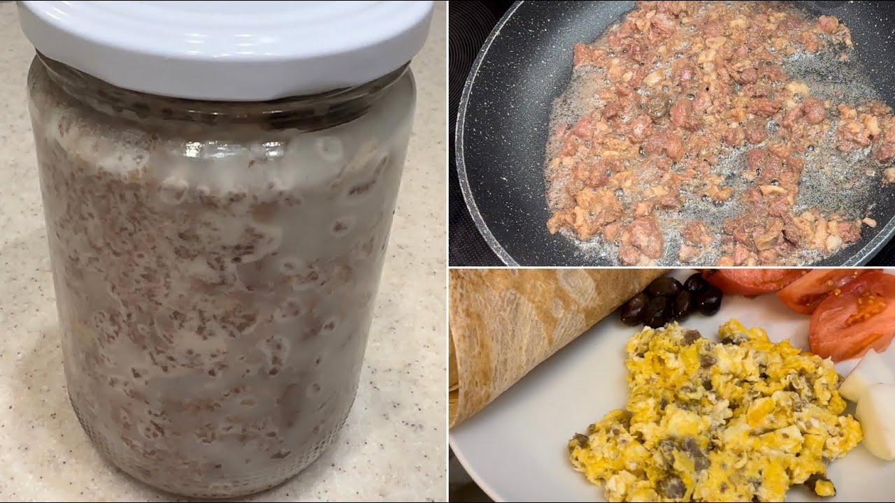 Lebanese Awarma & I cooked it with eggs |طريقة تحضير القاورما اللبنانية وتحضير البيض بالقاورما