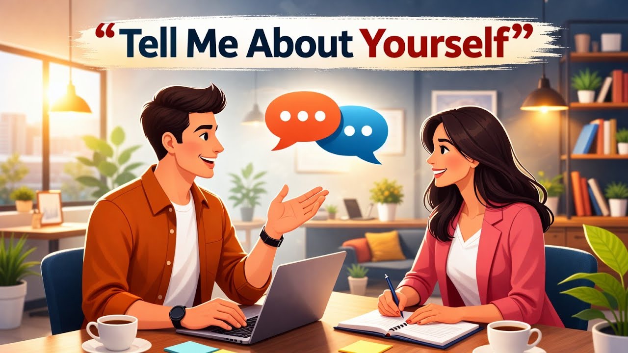 Tell Me About Yourself – Best Professional Answer | Speak and Feel English | English Podcast